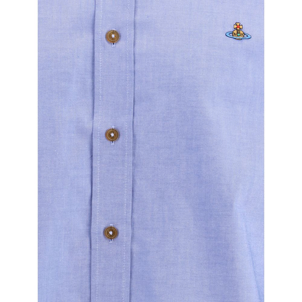 Vivienne Westwood Light Blue Cotton Dress Shirt
